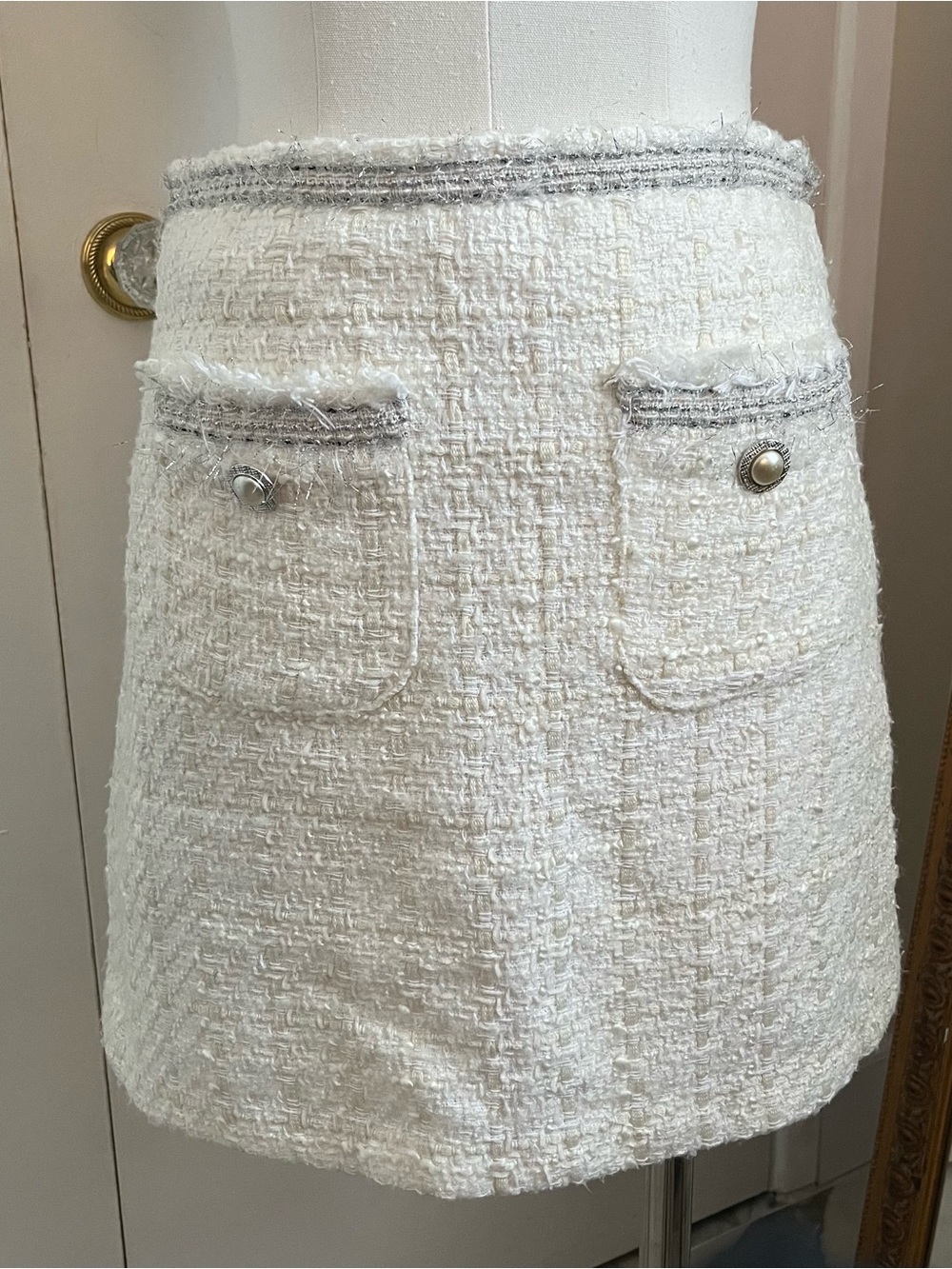 Zara tweed skirt